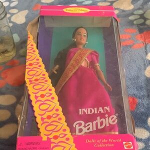 Barbie Indian Edition - Pink and Gold Sari release 1995 toy